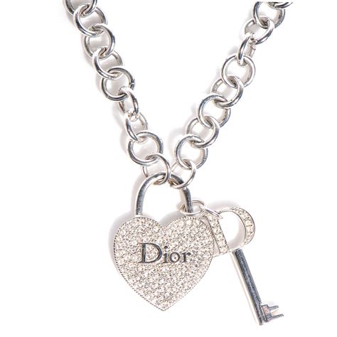 dior heart pendant|christian dior charm station necklace.